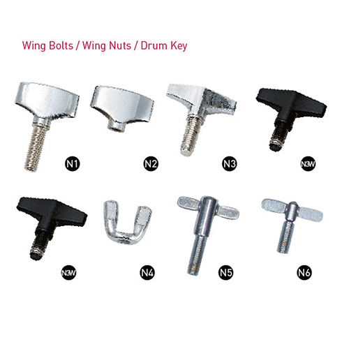 Wing-Bolts/Wing-Nuts/Drum-Key